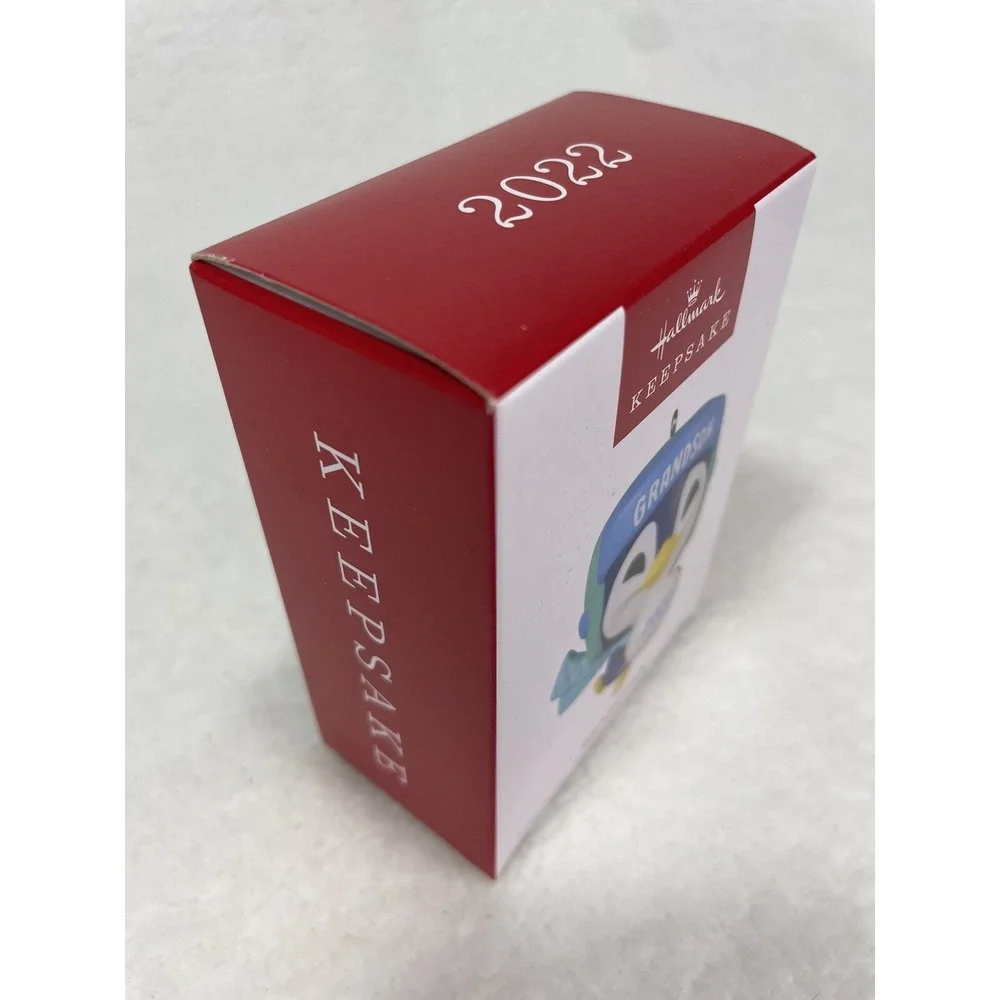 Hallmark Keepsake Grandson Penguin‎ 2022 Ornament NIB
